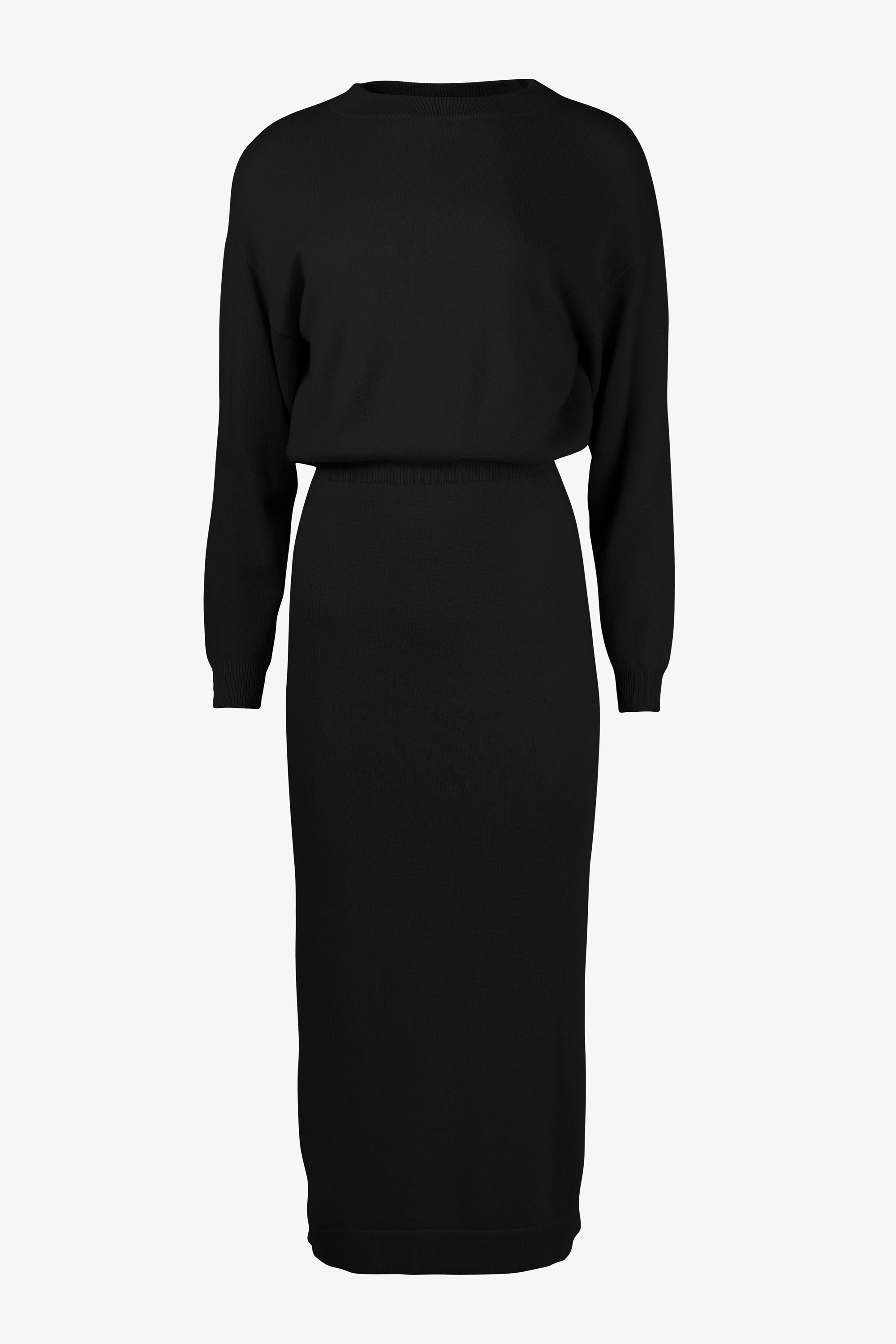 Saran cashmere dress black  STUDIO 163
