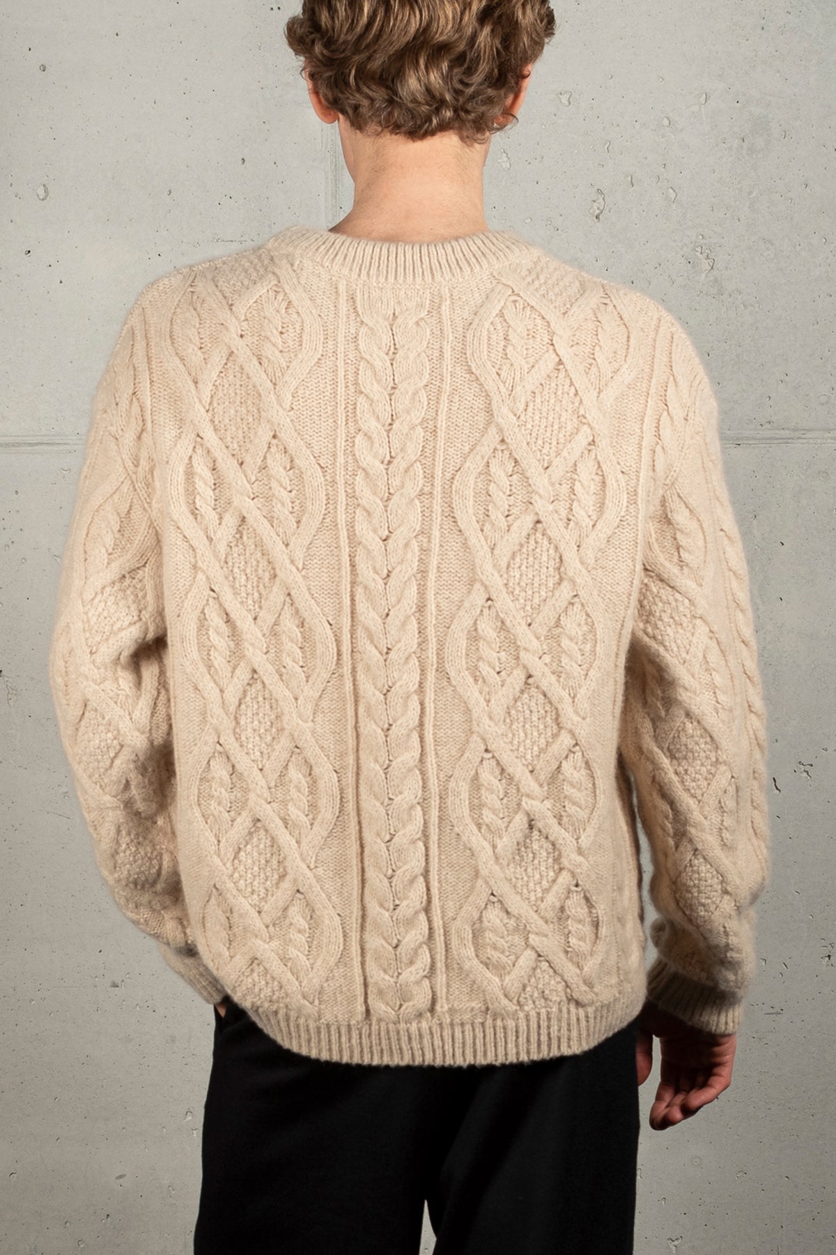 FLANN cable knit sweater