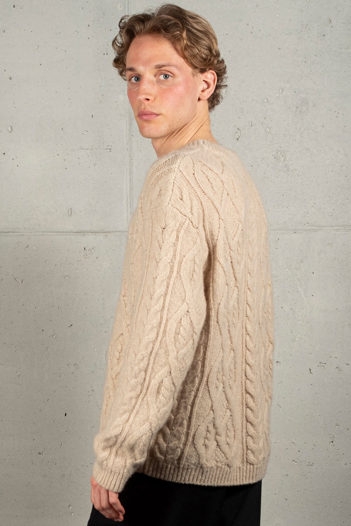 FLANN cable knit sweater