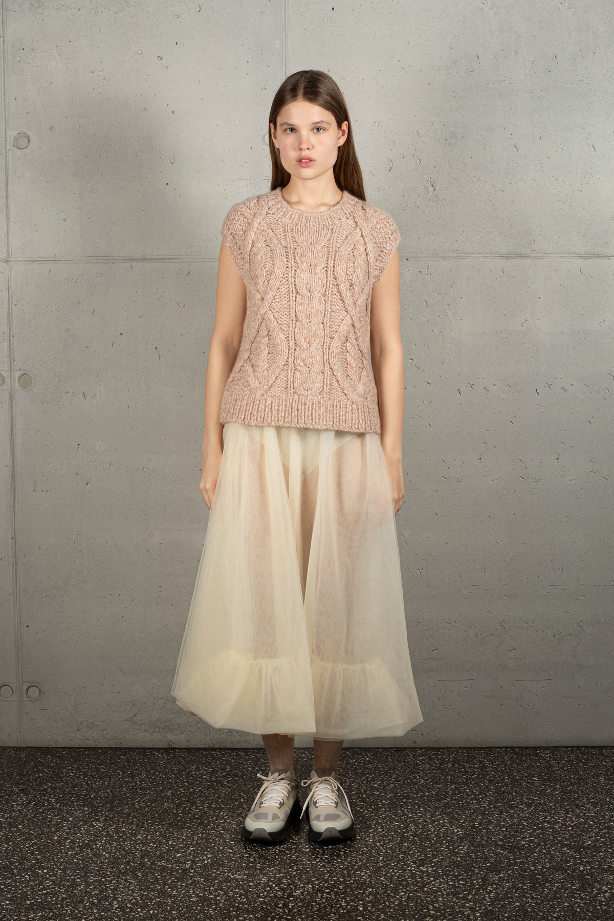 MILA cable knit pullunder
