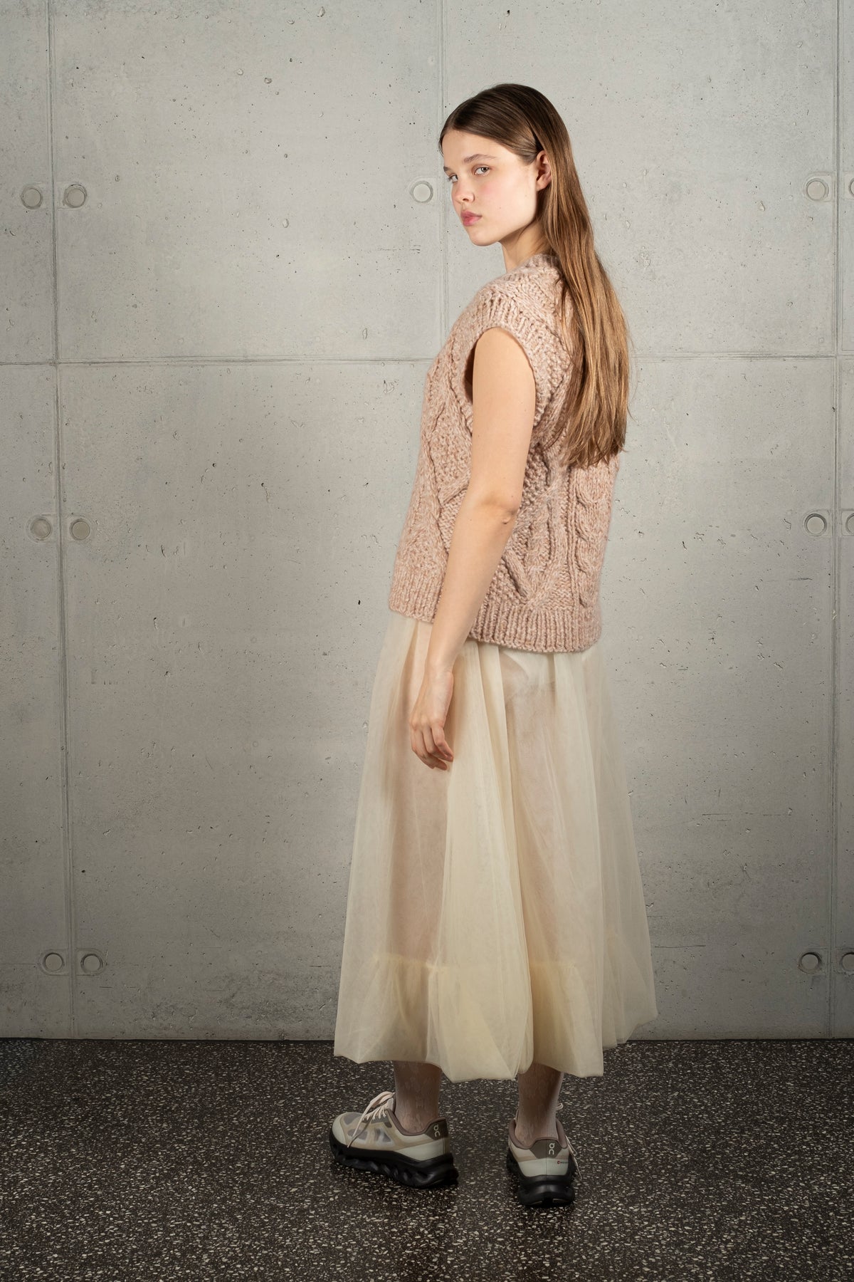 MILA cable knit pullunder