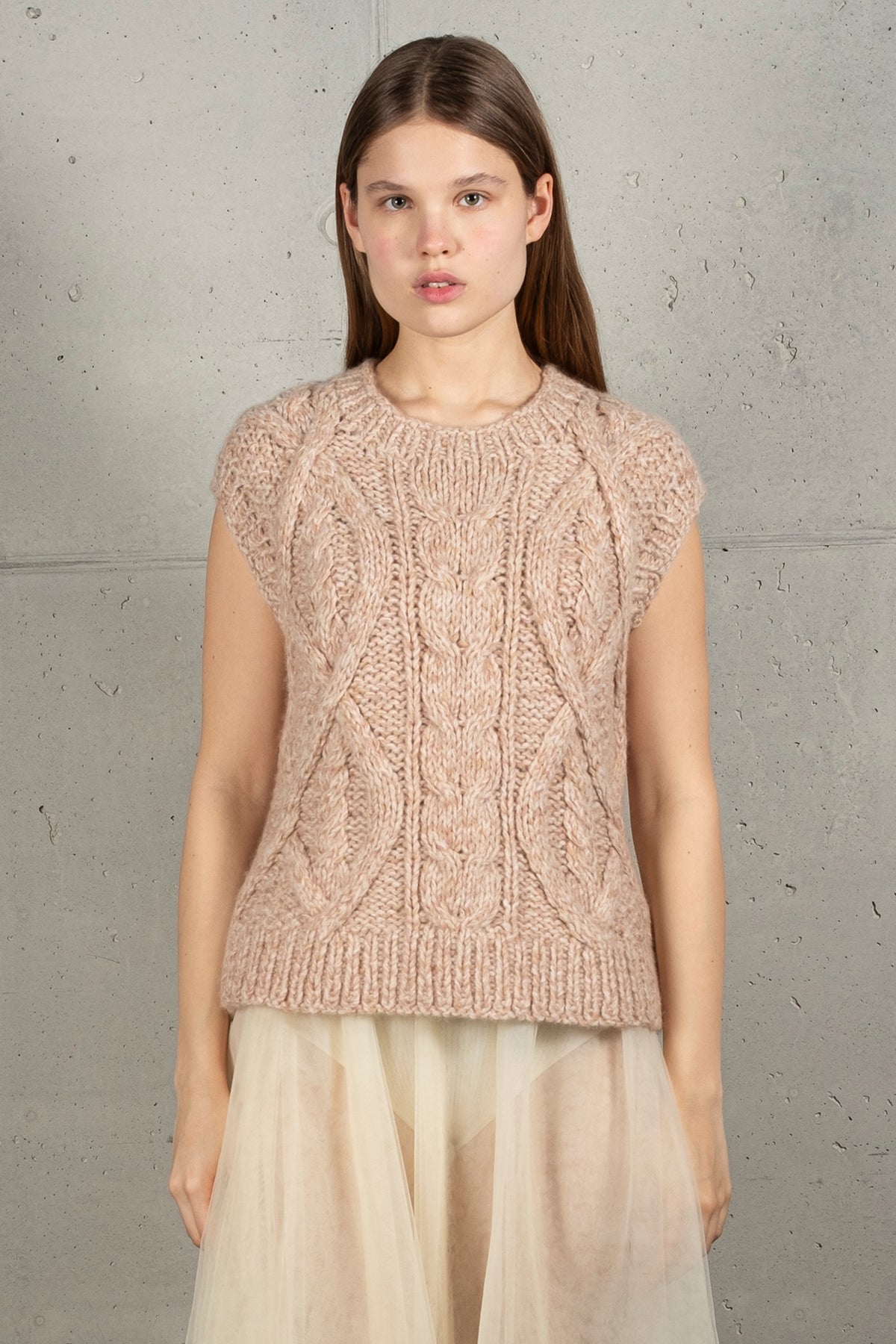 MILA cable knit pullunder