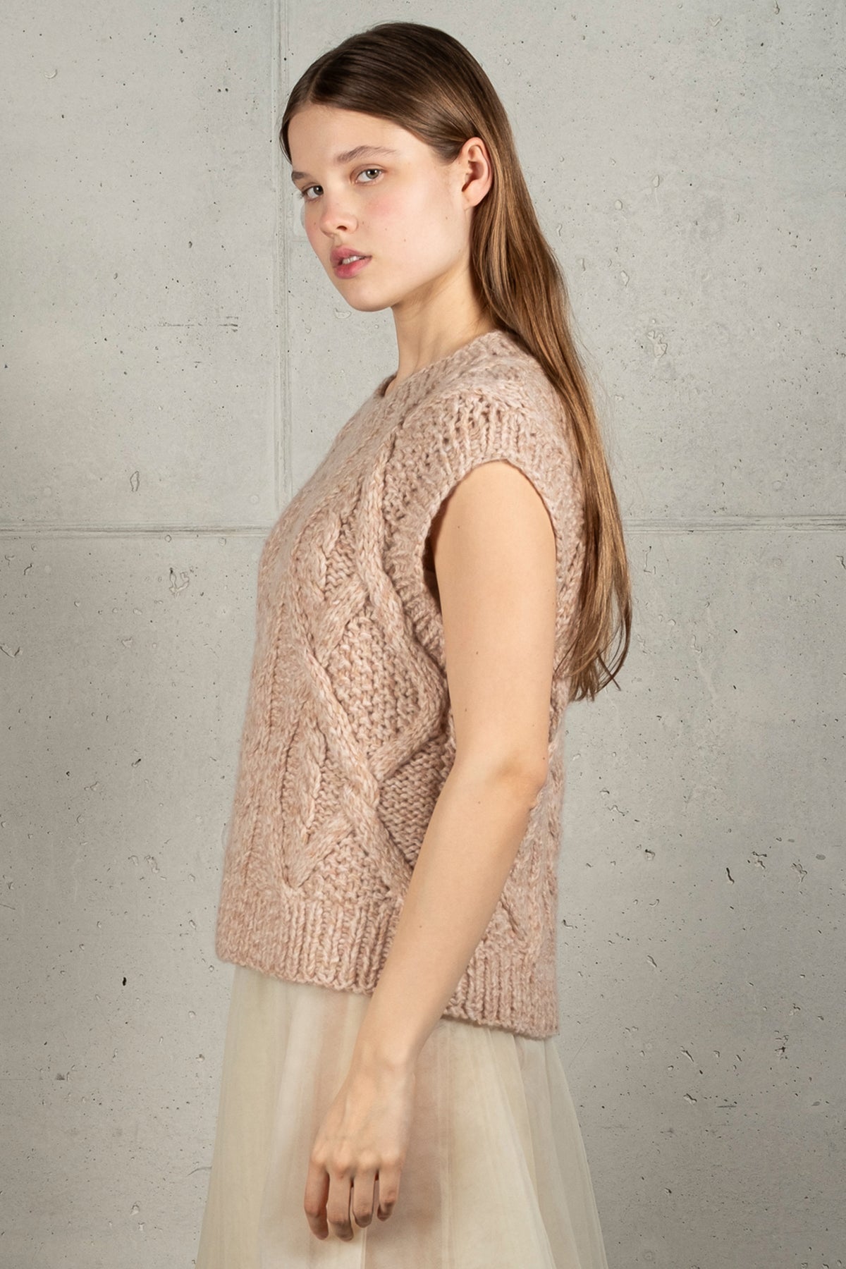 MILA cable knit pullunder