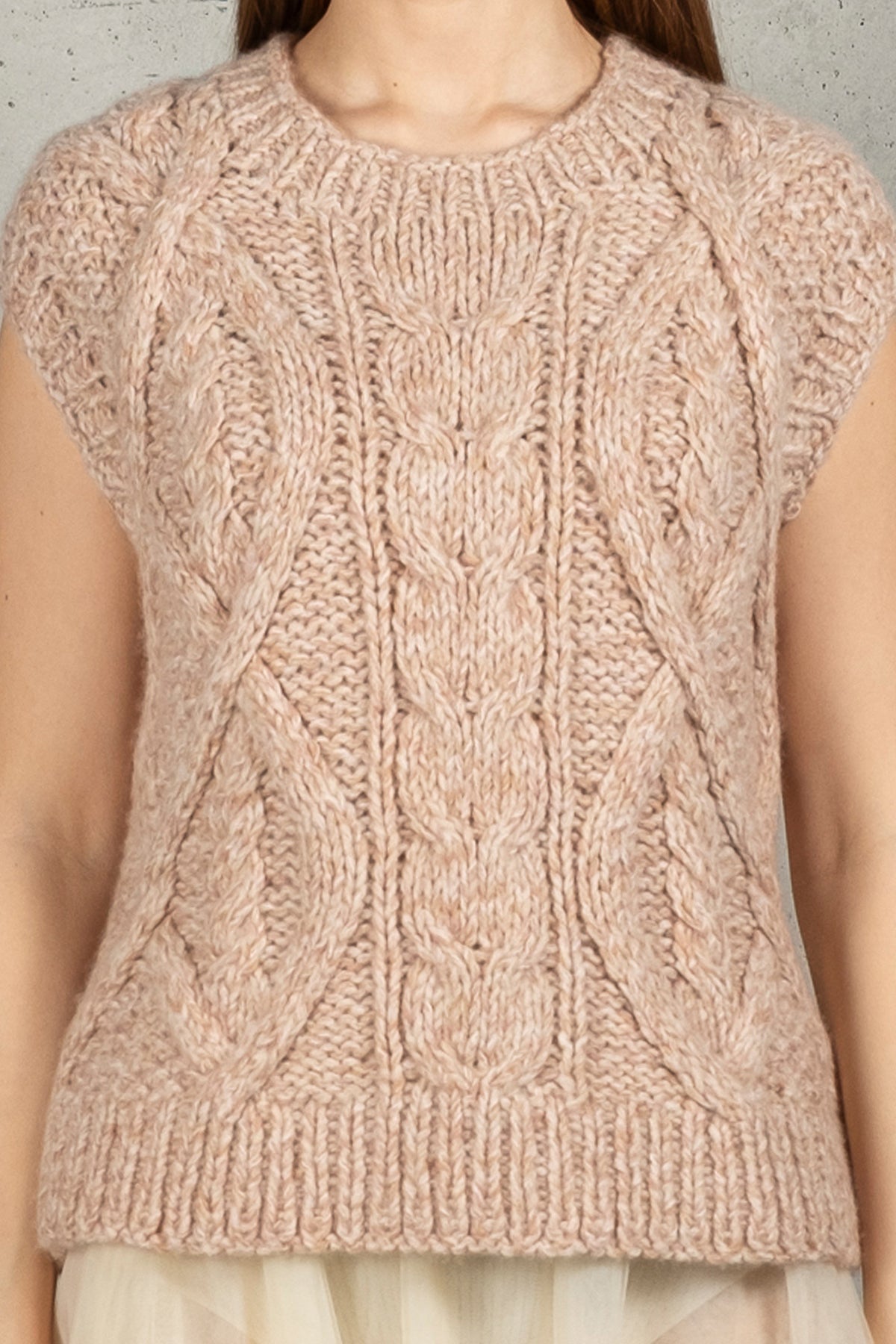 MILA cable knit pullunder