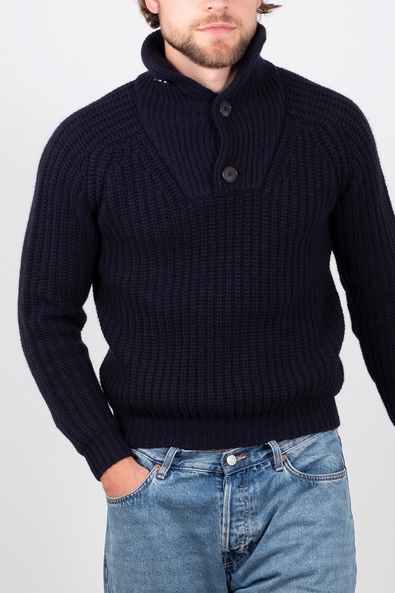 Buttoned BATU Sweater