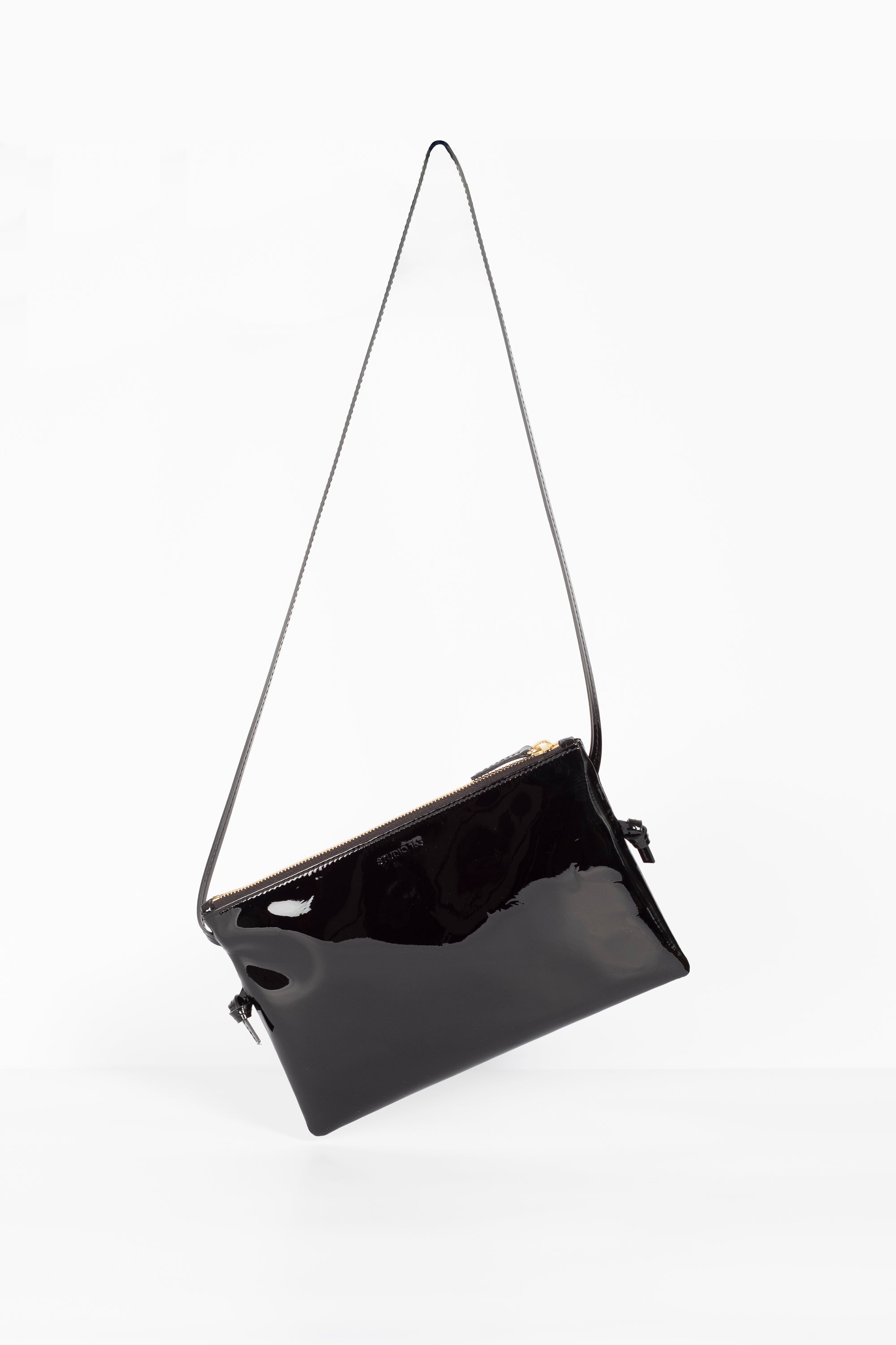 Cross bag patent black