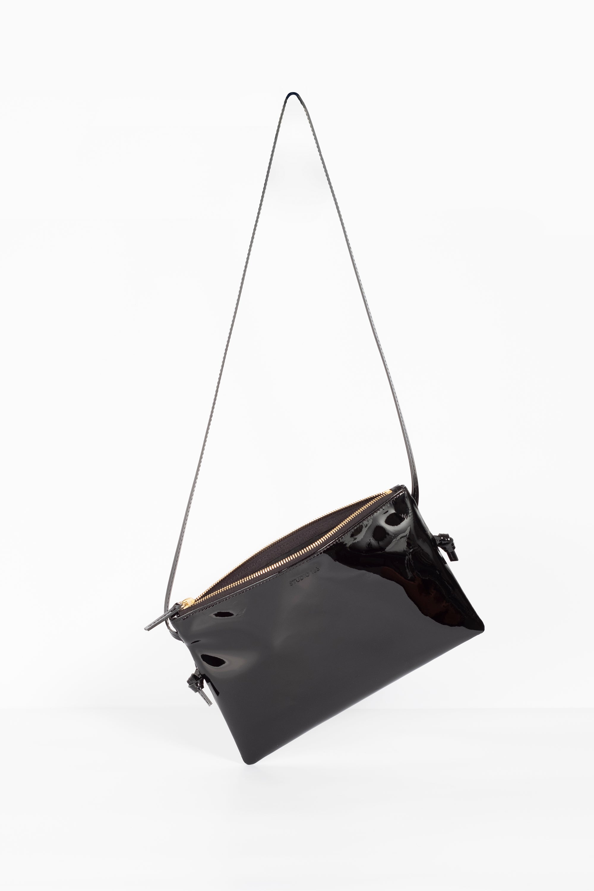 Cross bag patent black