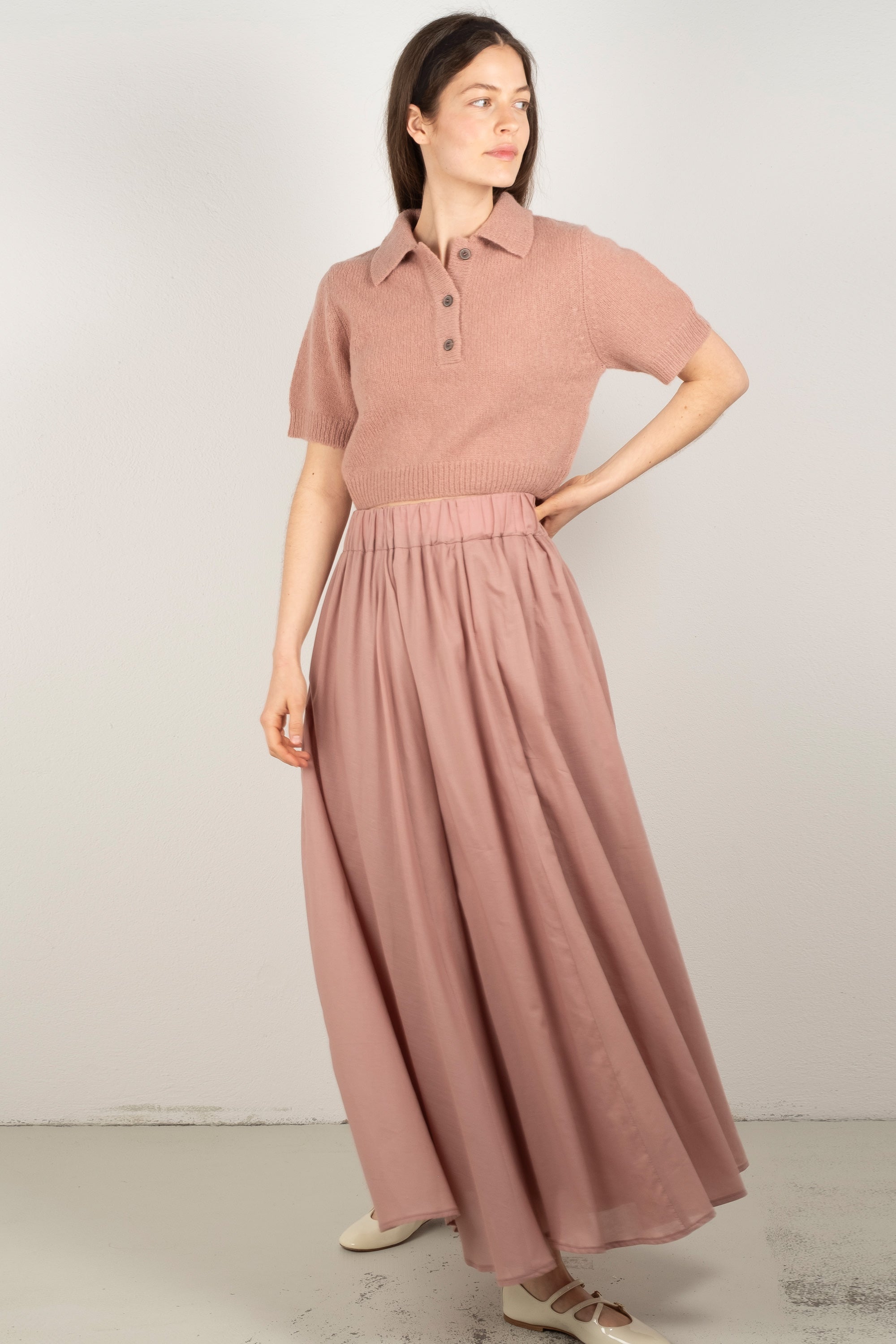 MARGI cropped Polo Shirt