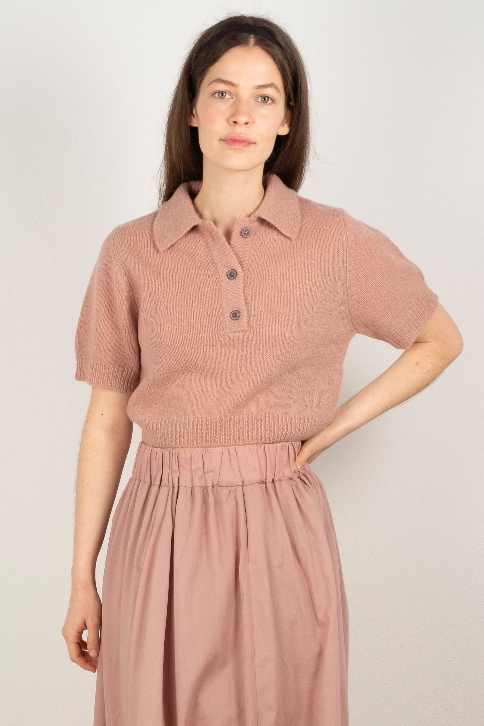 MARGI cropped Polo Shirt