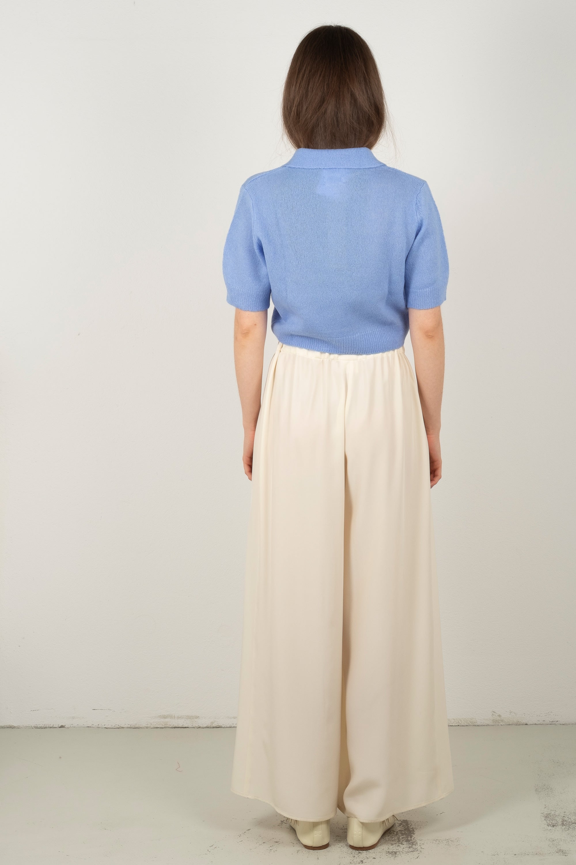 MARGI cropped polo shirt