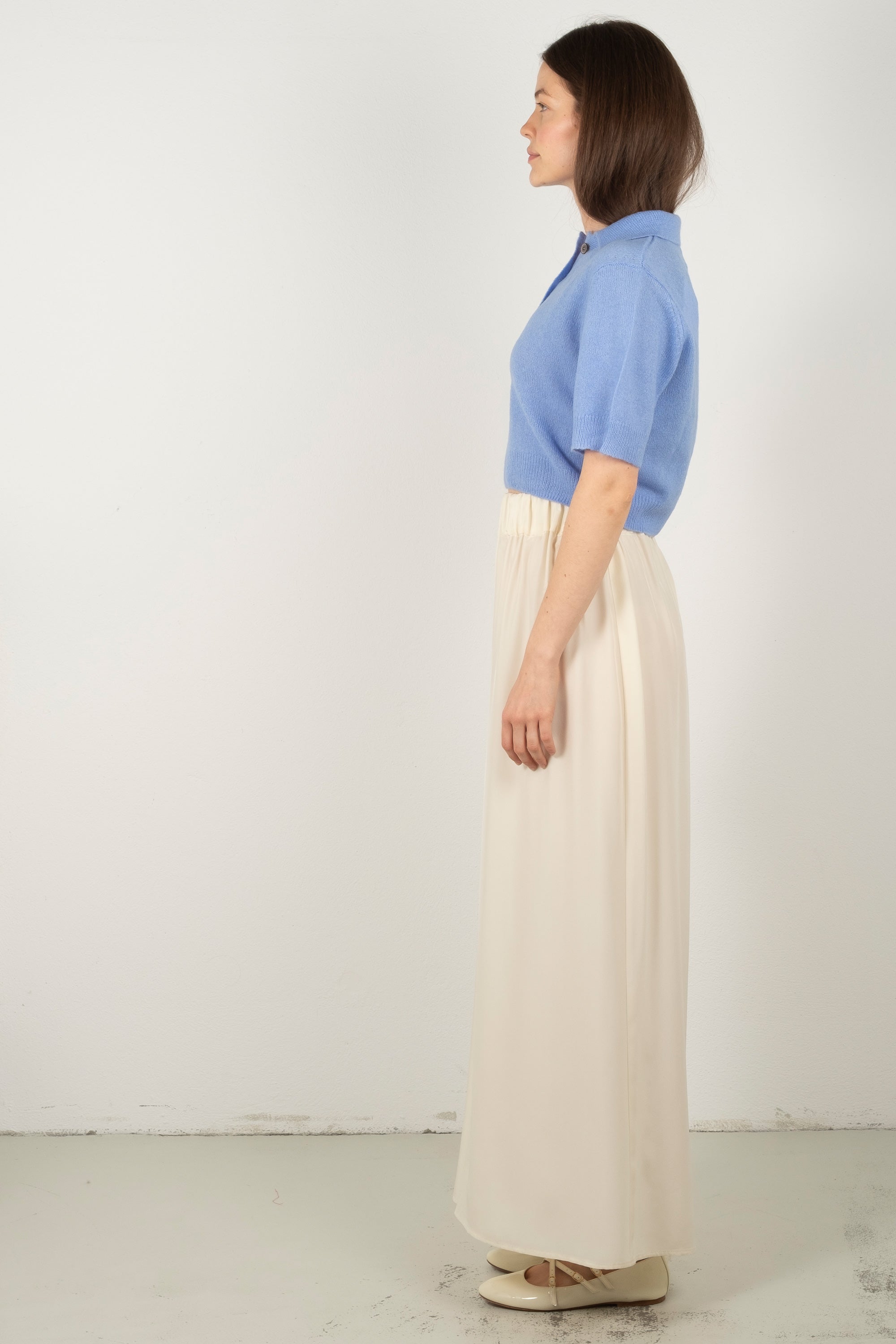 MARGI cropped polo shirt
