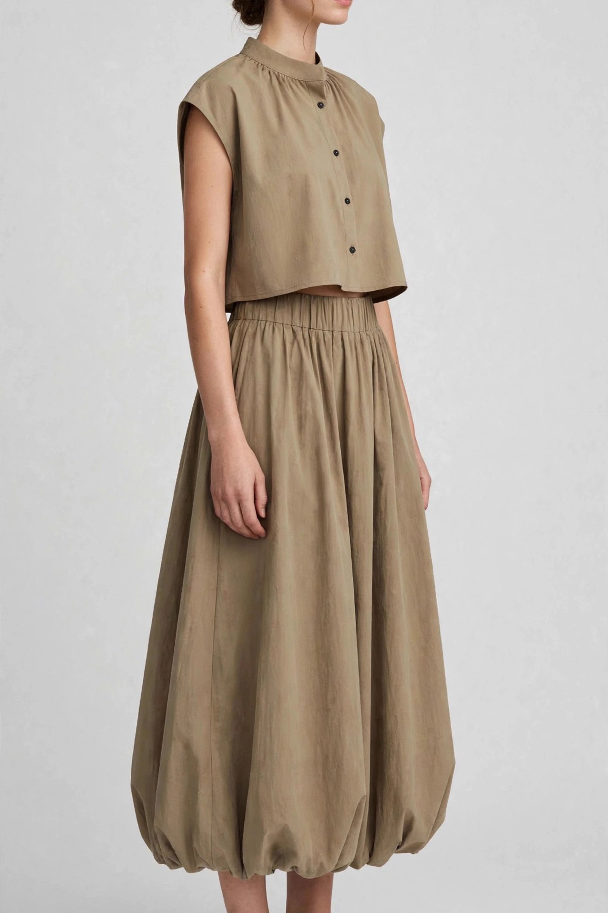 cropped LORI blouse