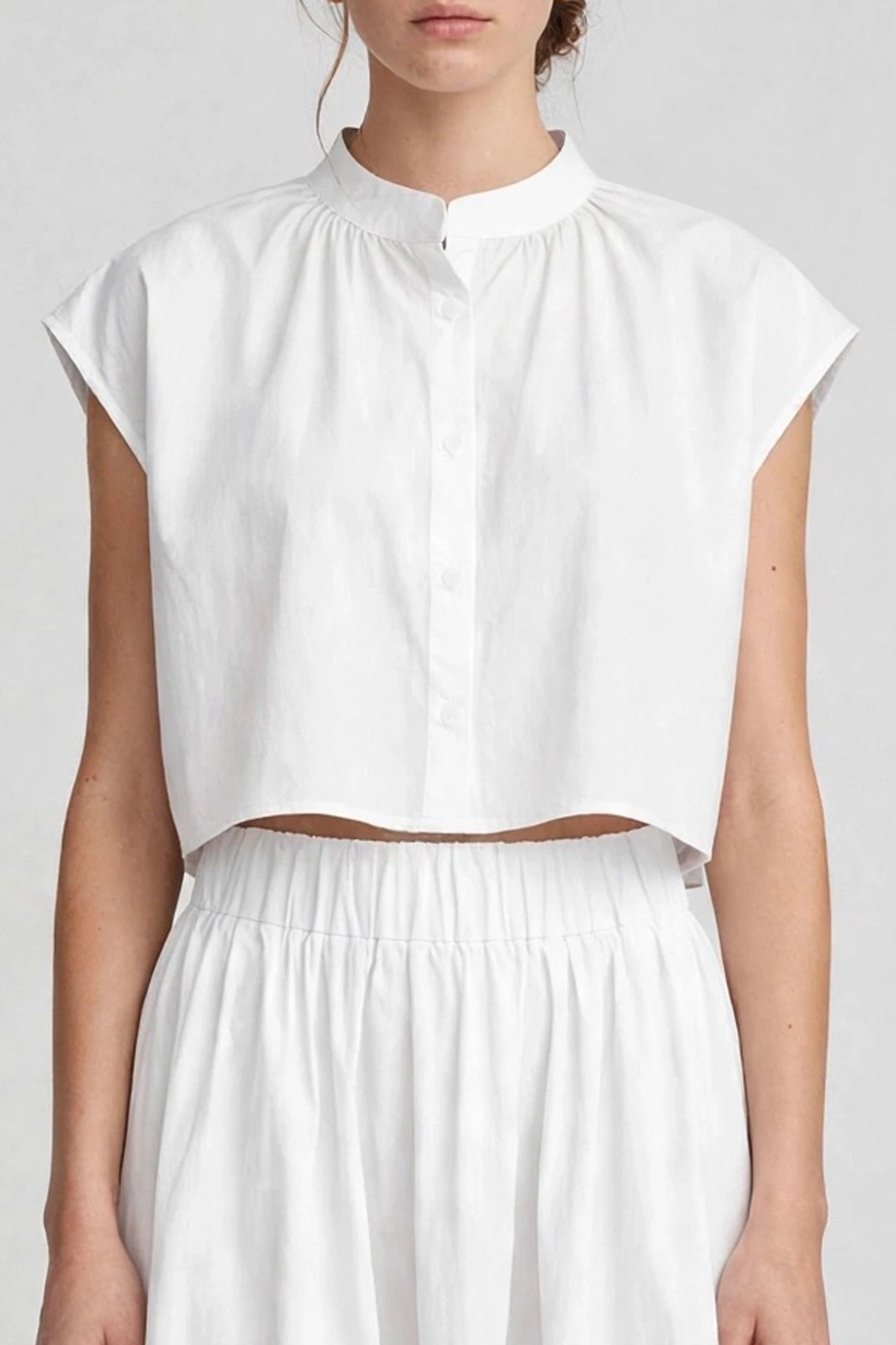 cropped LORI blouse