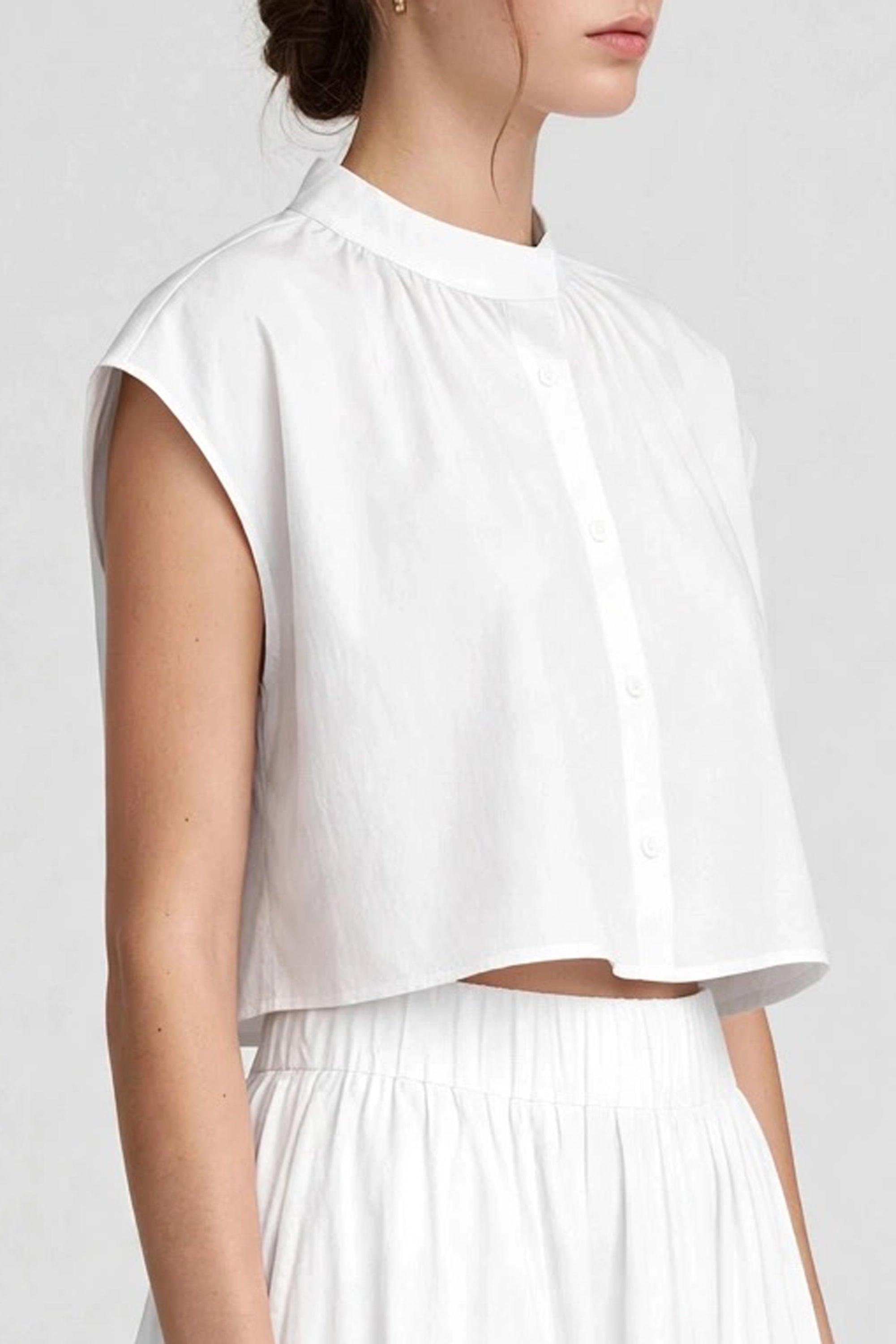 cropped LORI blouse