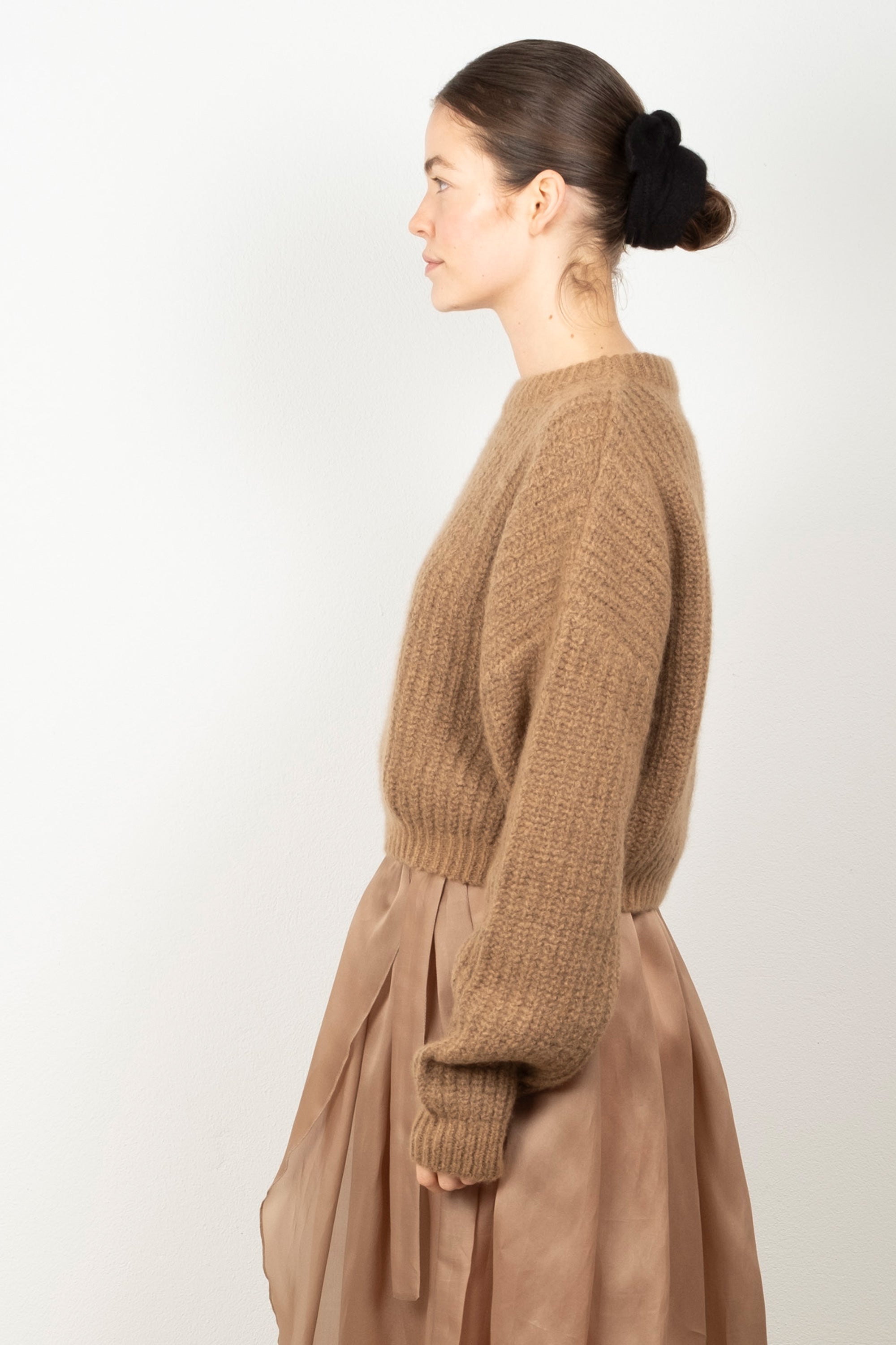 CROPPED FLUFFY TUYA Sweater teddy