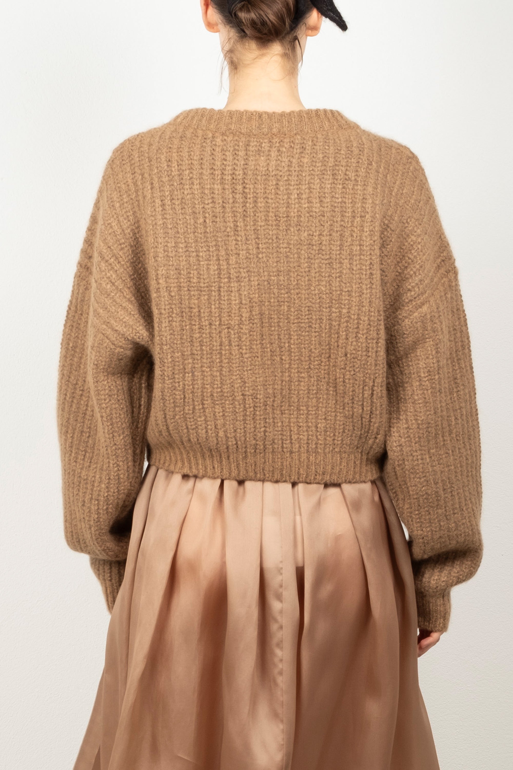 CROPPED FLUFFY TUYA Sweater teddy