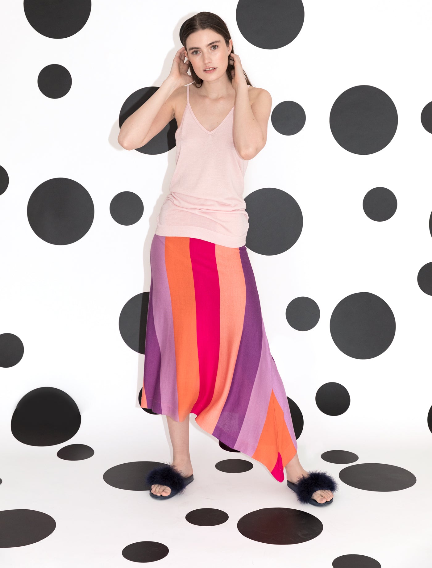 Striped skirt